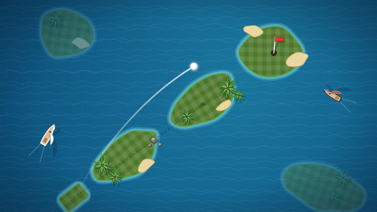 Island Golf - a course of islands across your desktop