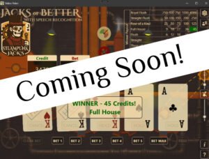 Steampunk Jack's Video Voice Poker